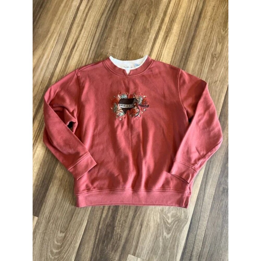 Vintage GrandmaCore Fall Sweatshirt size medium